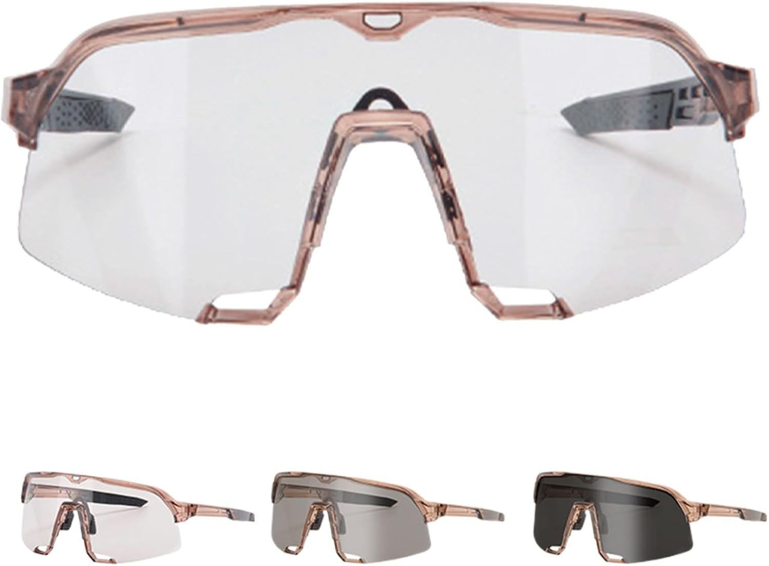 Photochromic Sunglasses,Road UV Protection Glasses | Men Women Eyewear Frame for Running Daily Hiking Sports Outdoor Mountain Fishing Driving