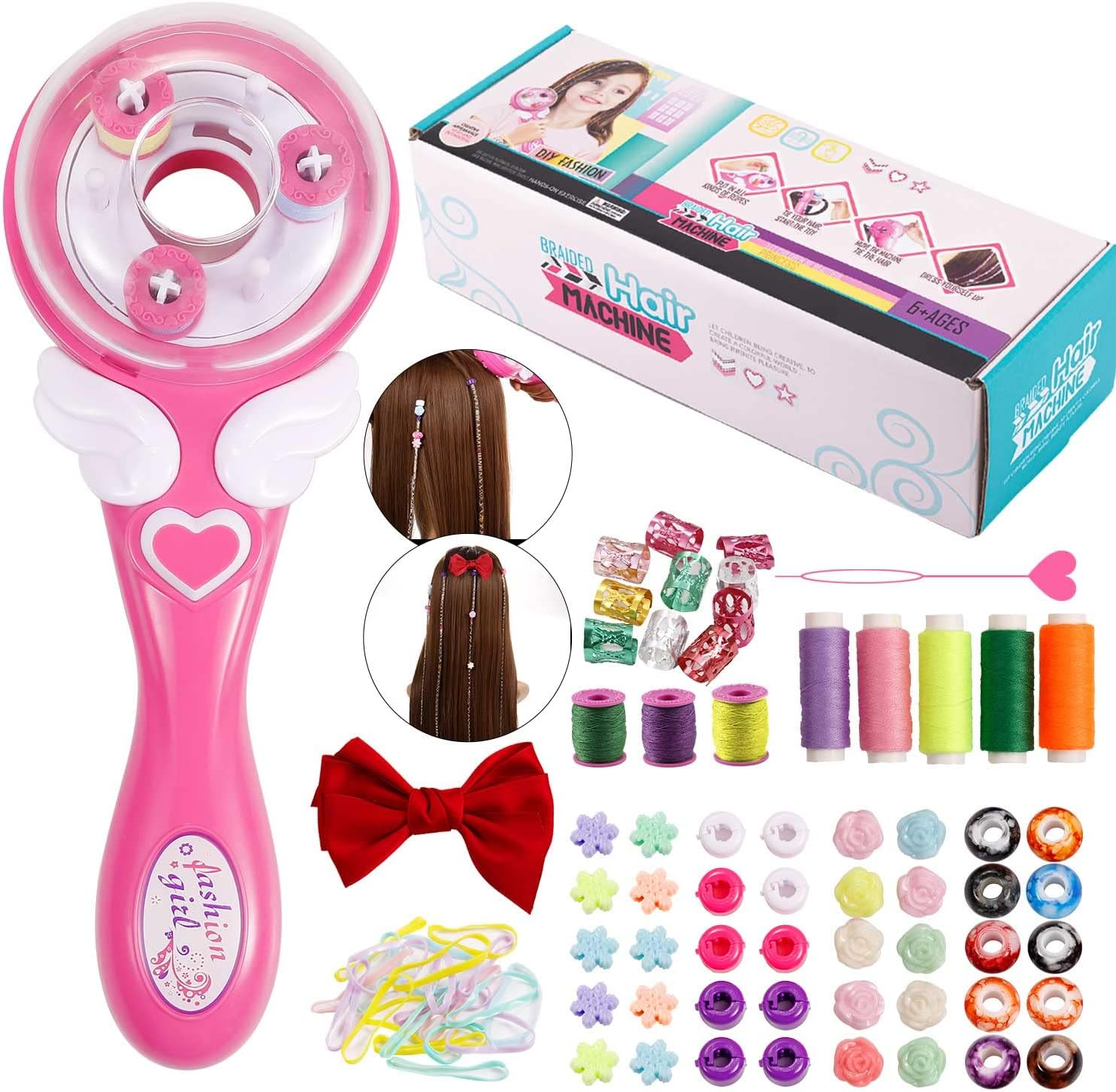 Oradrem Easy Automatic Hair Decoration Braider Styling DIY Tool Electric Hairstyle Tool Gifts Beauty Fashion Salon Toy Kits for Teen Girls image number 3