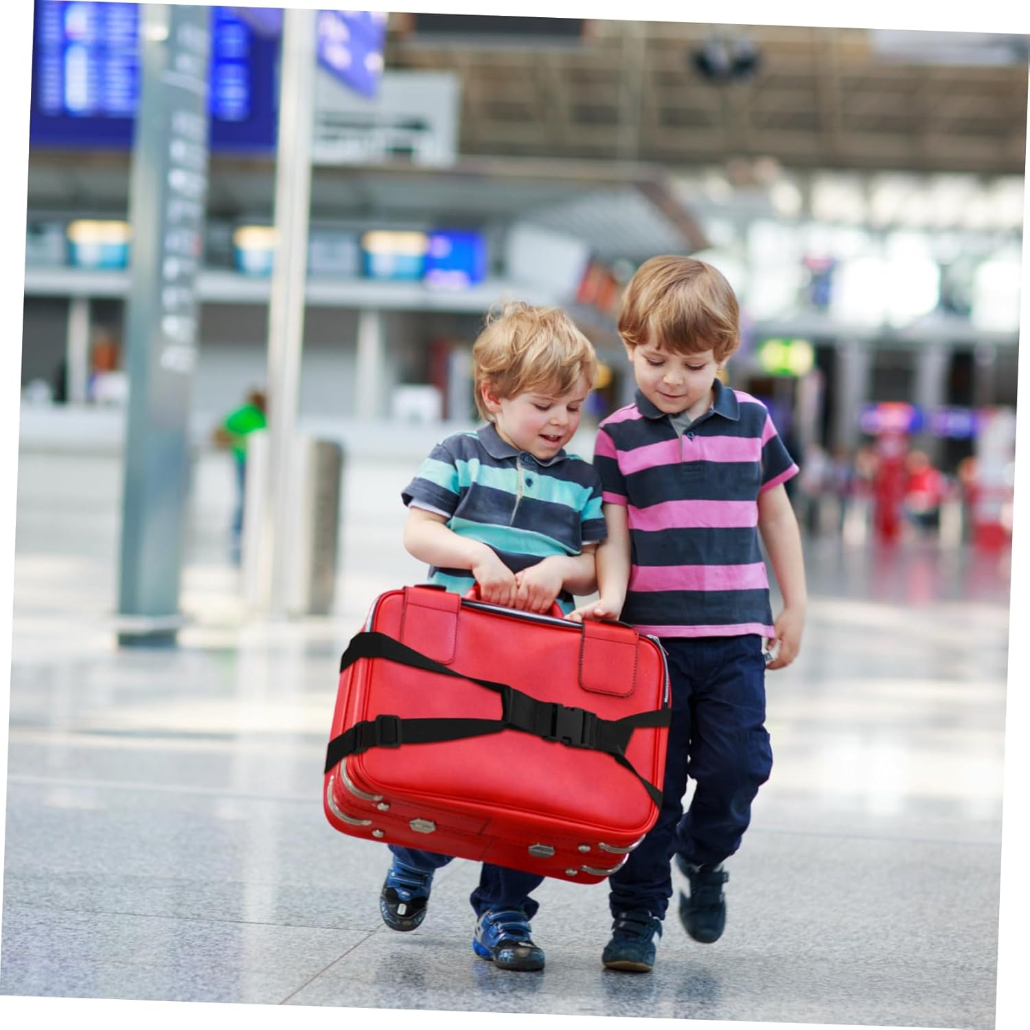 Healvian Elastic Luggage Straps Bag Straps Luggage Belt Buckle for Suitcases Travel image number 5