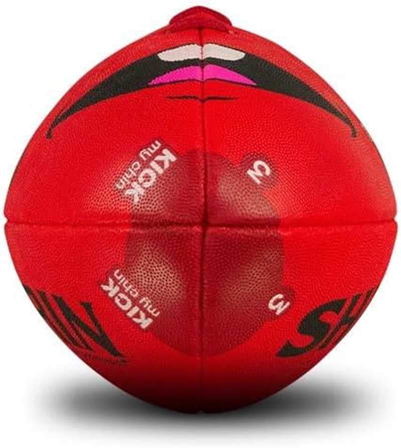 Sherrin Face Footys All Surface Synthetic Football, Size 1 - Red image number 3