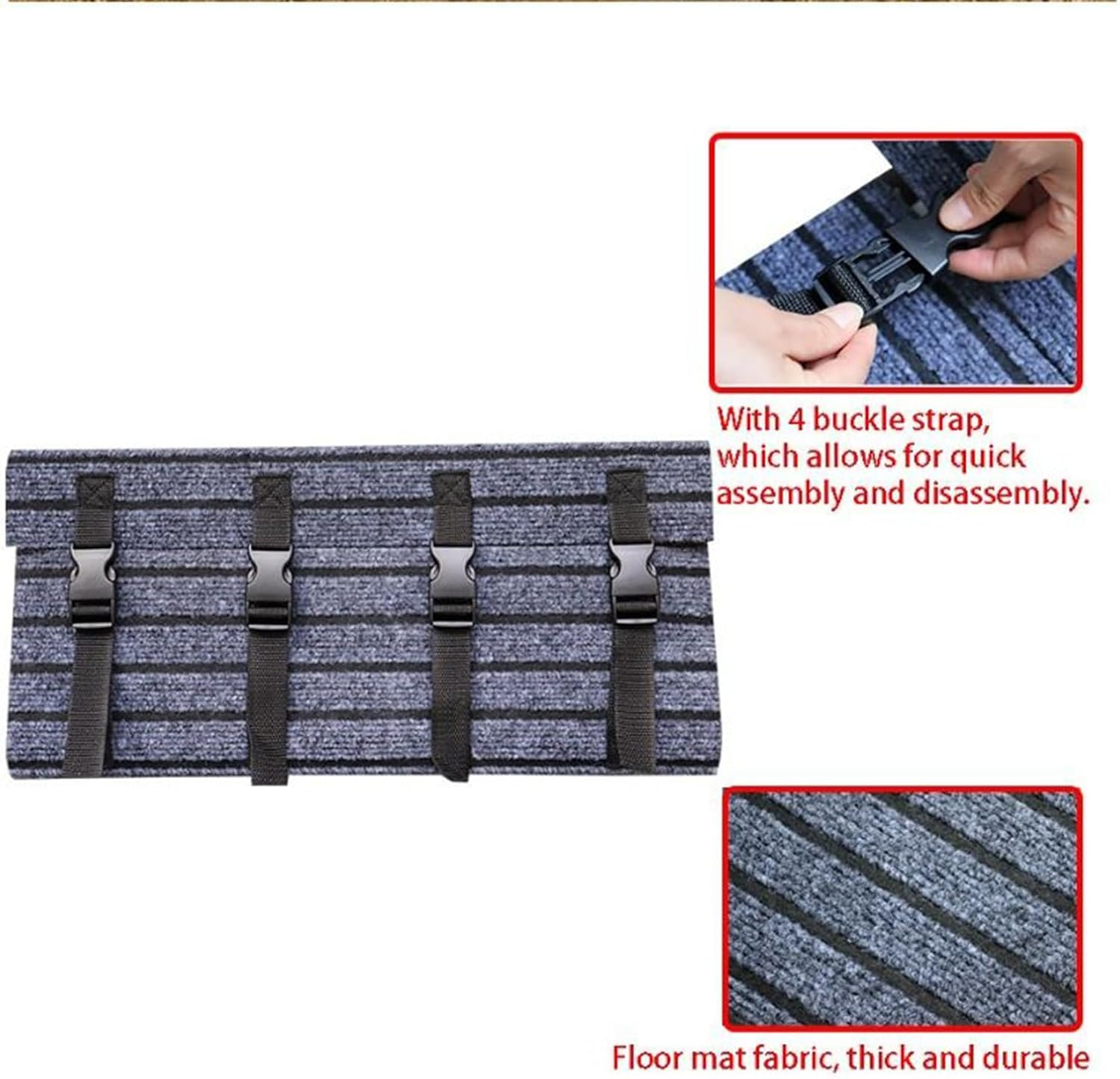 Rv Step Covers | Rv Protective Step Mats - Non-Slip, Heavy Duty Replacement Part, Motorhome Accessories for Outdoor Travel Camping image number 6