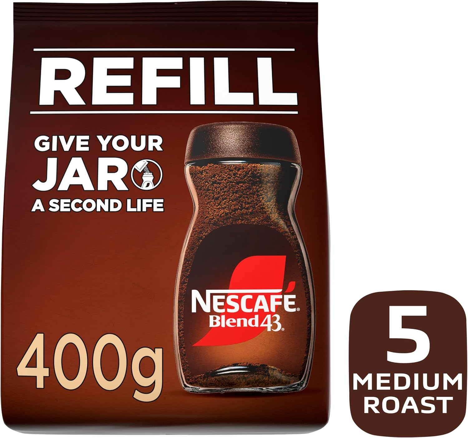 NESCAF&Eacute; Blend 43 Instant Coffee Refill 400 G