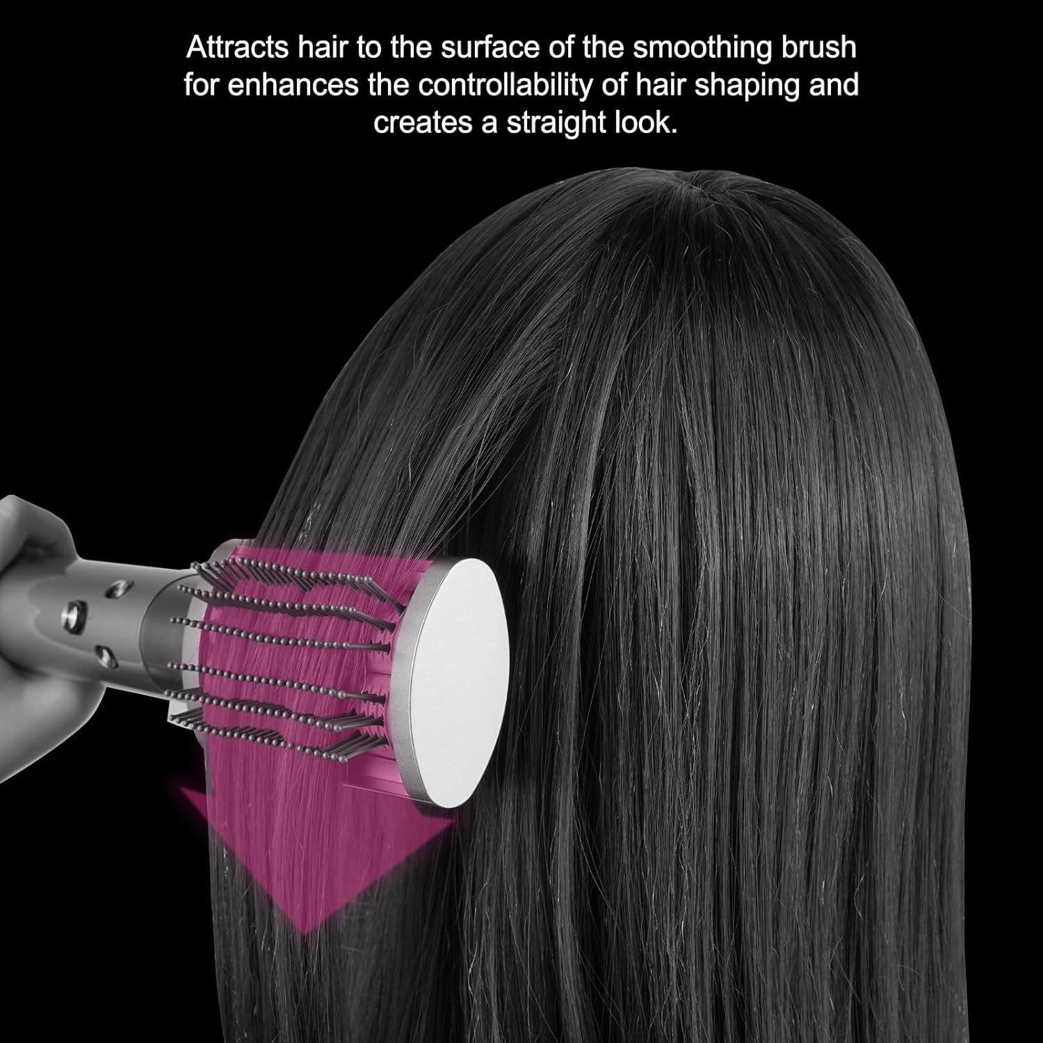 ZEPHBLOW Soft Smoothing Brush Replacment for Dyson Airwrap, Hair Stying Drying Comb for Fine Hair to Smoothing and Straight, Replacement Attachment for Part No.971891-05 image number 3