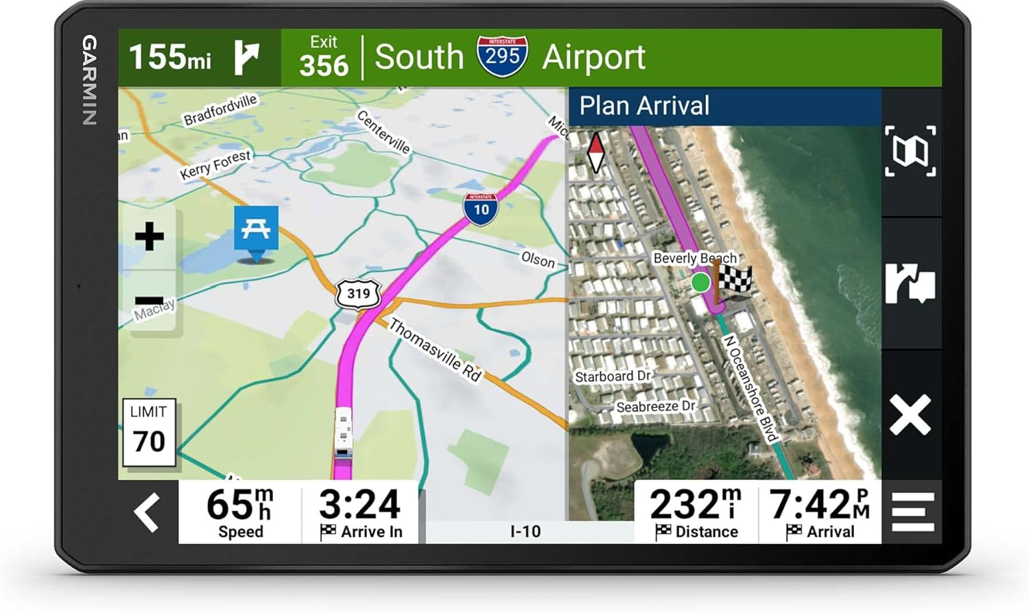 Garmin RV 1095 10'' RV Navigator image number 5