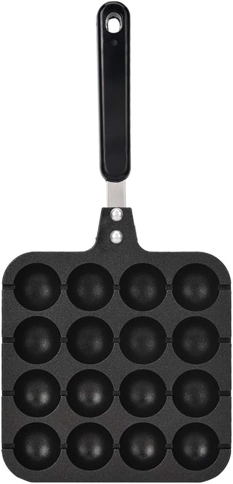 Non-Stick Takoyaki Grill Pan Plate, Cast Aluminum Takoyaki Grill Pan with 4 Baking Needles, Cooking Baking Tray Suitable for Electric Oven and Gas Stove image number 1