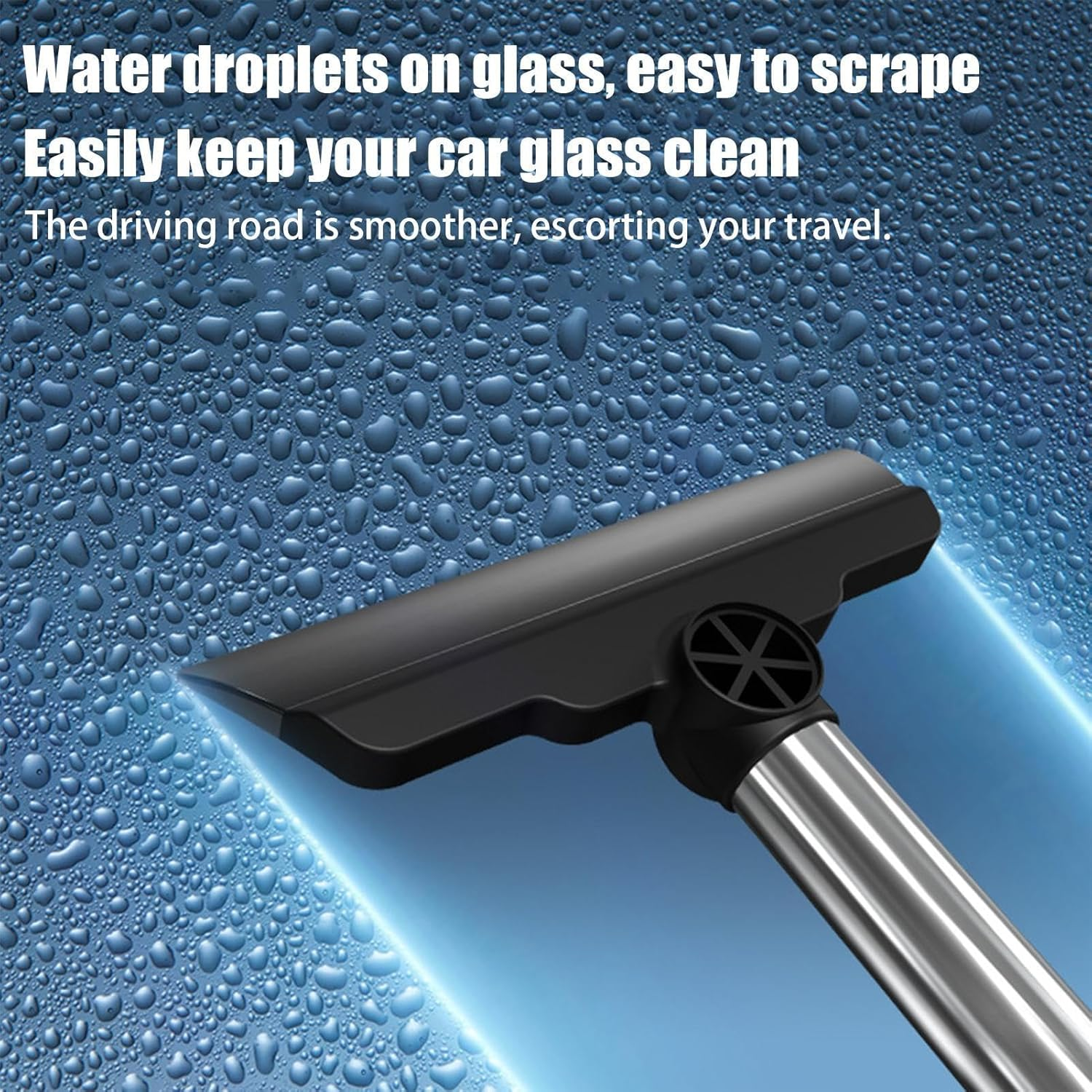 Ice Scraper - 85G Windscreen Scraper | Black Ergonomic Car Snow Scrapers | Portable Frost Removal Tool for Vehicles | Snow Frost Ice Removal Tool, Windshield Scraper for Ice Snow - Blue image number 3