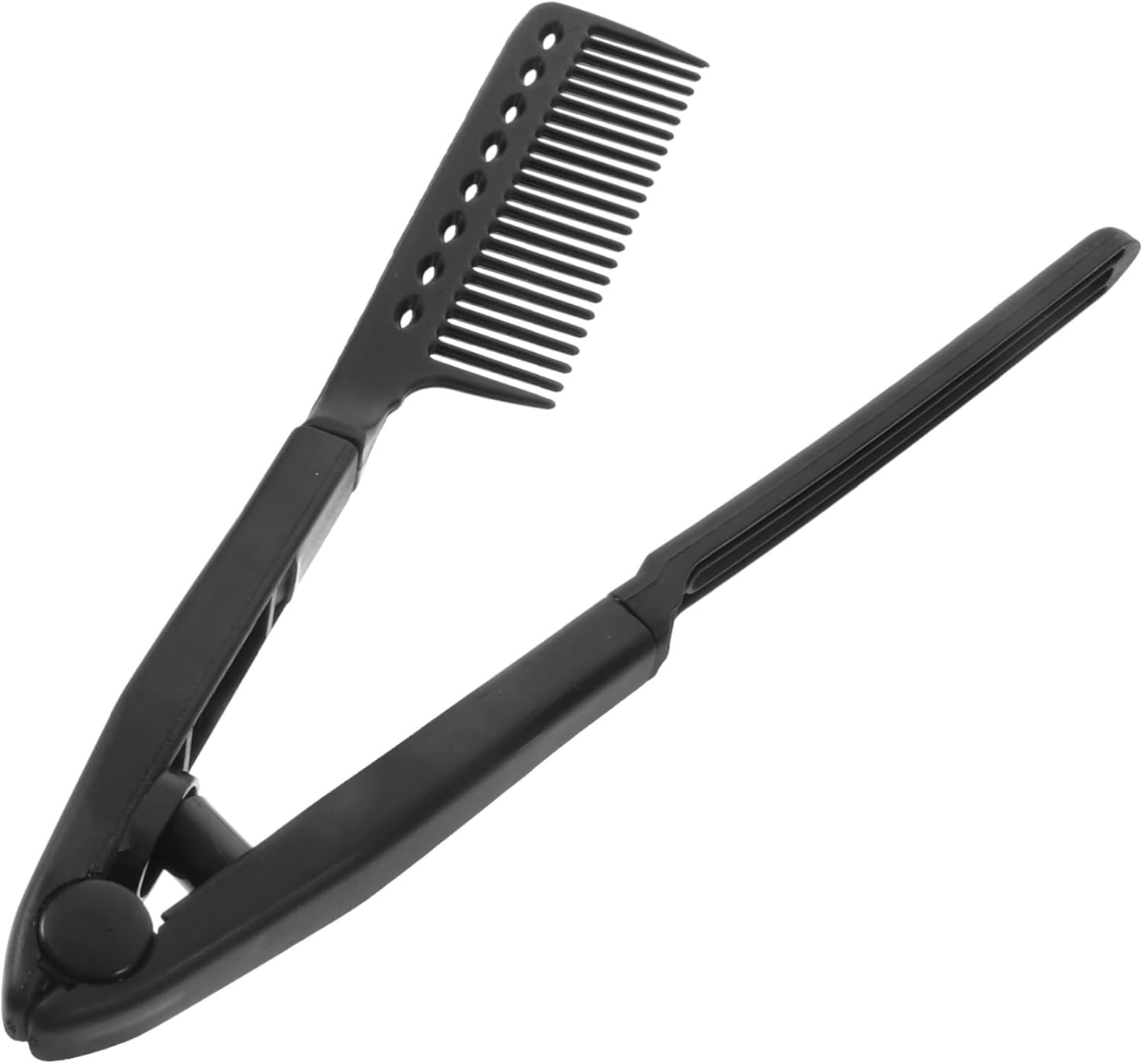 Outanaya Hair Straightening Comb Plastic Material Flat Ironing Hair Styling Tool Random Color image number 5
