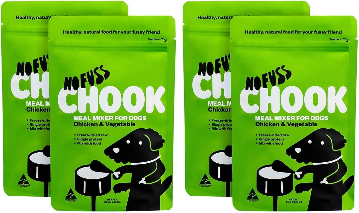 No Fuss Chook Meal Mixer Dog Food 60 G (Pack of 2)