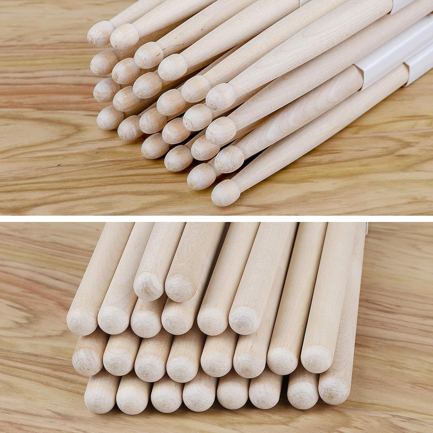 FF Elaine Maple 5B Wood Tip Drumsticks 12 Pairs image number 2