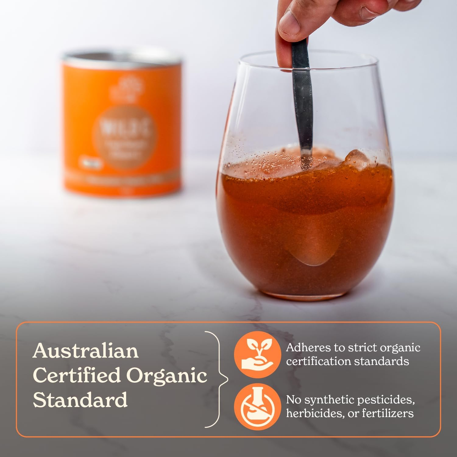 Eden Healthfoods Certified Organic Wild C Natural Vitamin C Powder 150 G image number 2