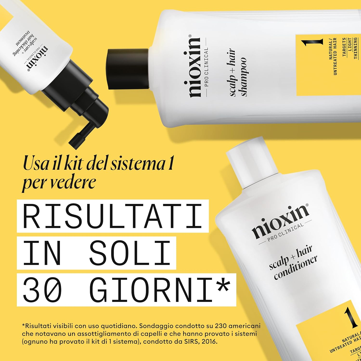 Nioxin System 1 Scalp plus Hair Thickening Conditioner for Natural Hair with Light Thinning, 1000 Ml image number 6