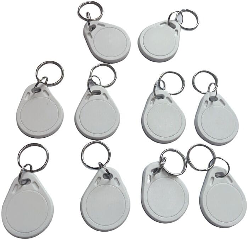 YARONGTECH 13.56Mhz RFID 1K Key Ring Tag Iso14443A Badge (Pack of 10) image number 2