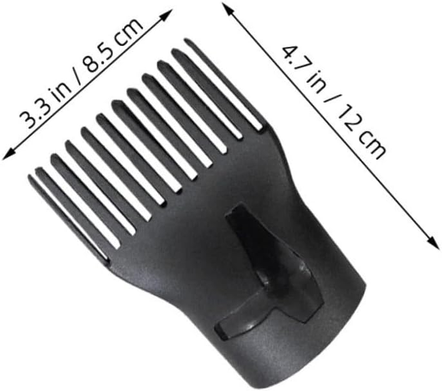 Healeved 4Pcs High Temperature Duckbill Nozzle Plastic Salon Hair Dryer Nozzle Replacement Narrow Concentrator Portable Hair Drying Hood Cover for Barber Shop Use