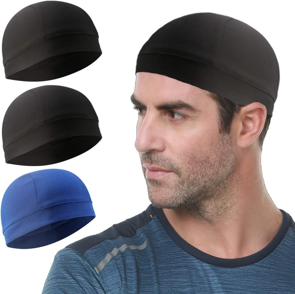 Go-Sport Cooling Skull Cap Helmet Liner Sweat Wicking Cycling Running Hat for Men Women