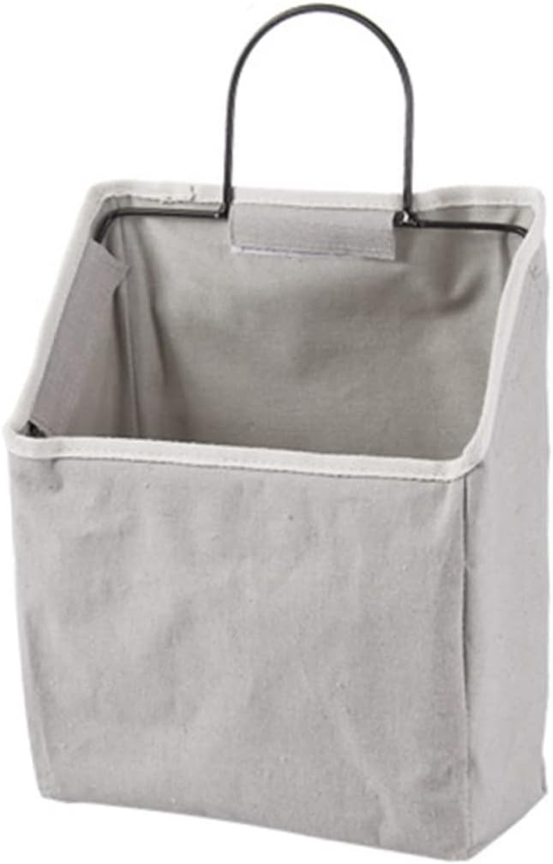 Large Hanging Fabric Bag for Garment Storage Door Storage Hanging Bag Wall-Mounted Organizing Pockets image number 2