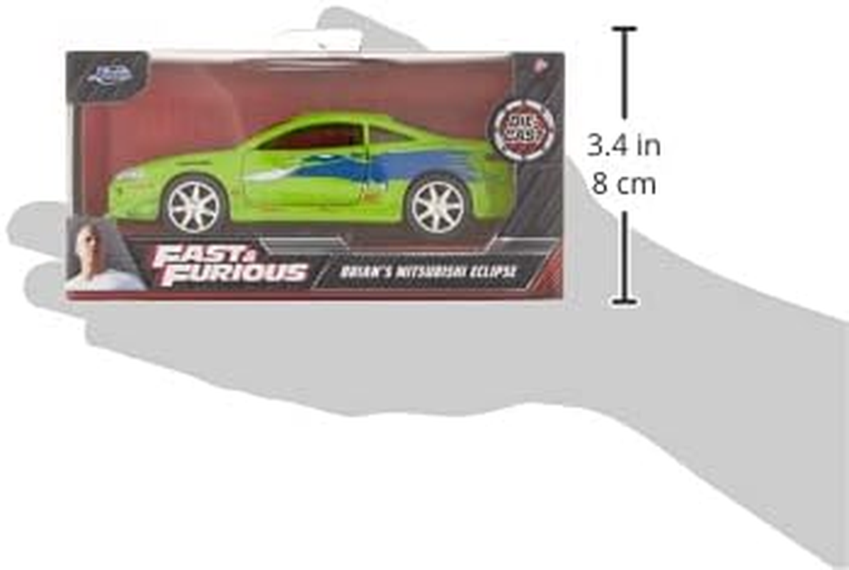 Jada Toys Fast and Furious 95 Mitsubishi Eclipse 1:32 Scale Hollywood Ride Diecast Vehicle
