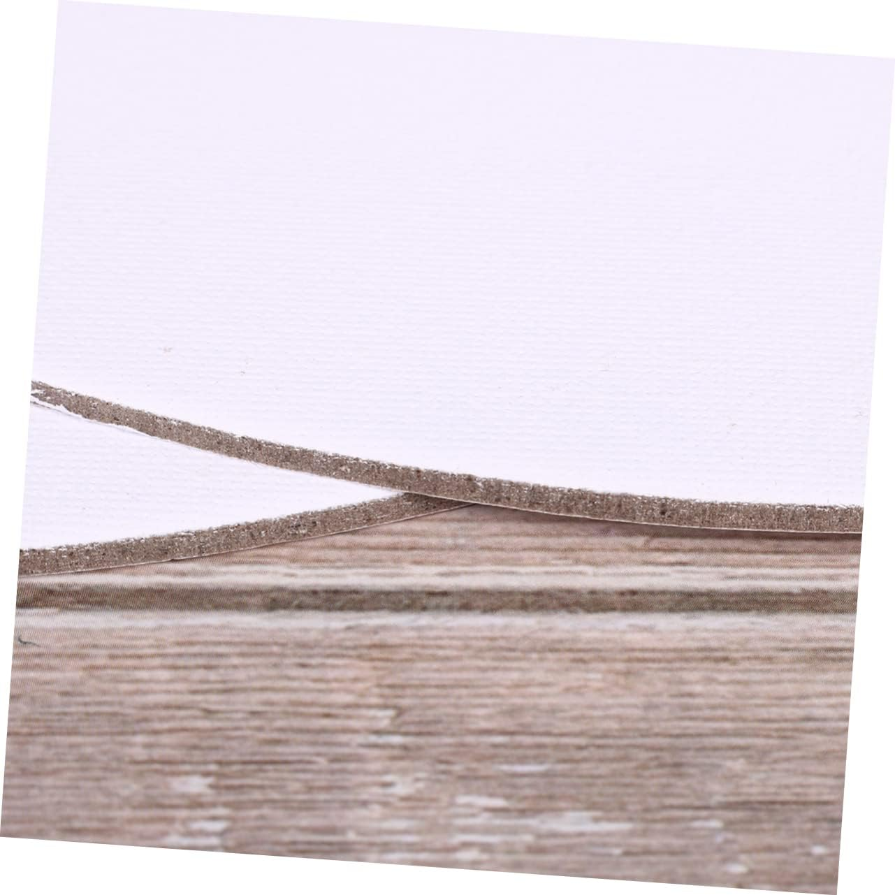 Jojofuny 6Pcs round Canvas Drawing Board Artist Canvas Panels for Oil Tempera for Painting Projects Art Students White image number 4