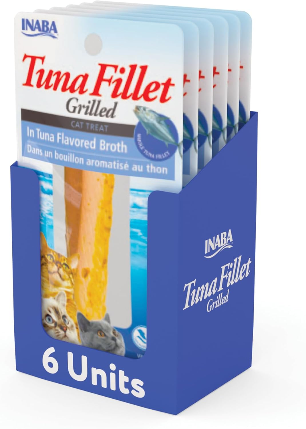 INABA Grilled Tuna Fillet in Tuna Broth 6 Packs, 15 Grams image number 5