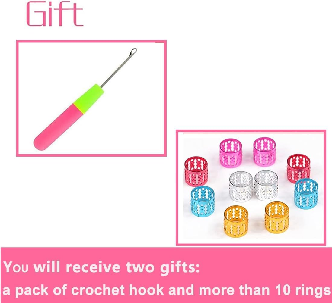 Wowcfyyds 8 Packs French Curl Braiding Hair 24 Inch Loose Wave Spiral Curly Braiding Hair Extensions 75G/Pack Soft French Curls Synthetic Hair Extensions for Braiding（33/30#） image number 6