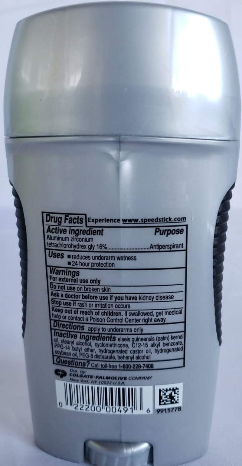 Speed Stick Power Anti-Perspirant Deodorant Unscented 3 Oz (Pack of 10) image number 1