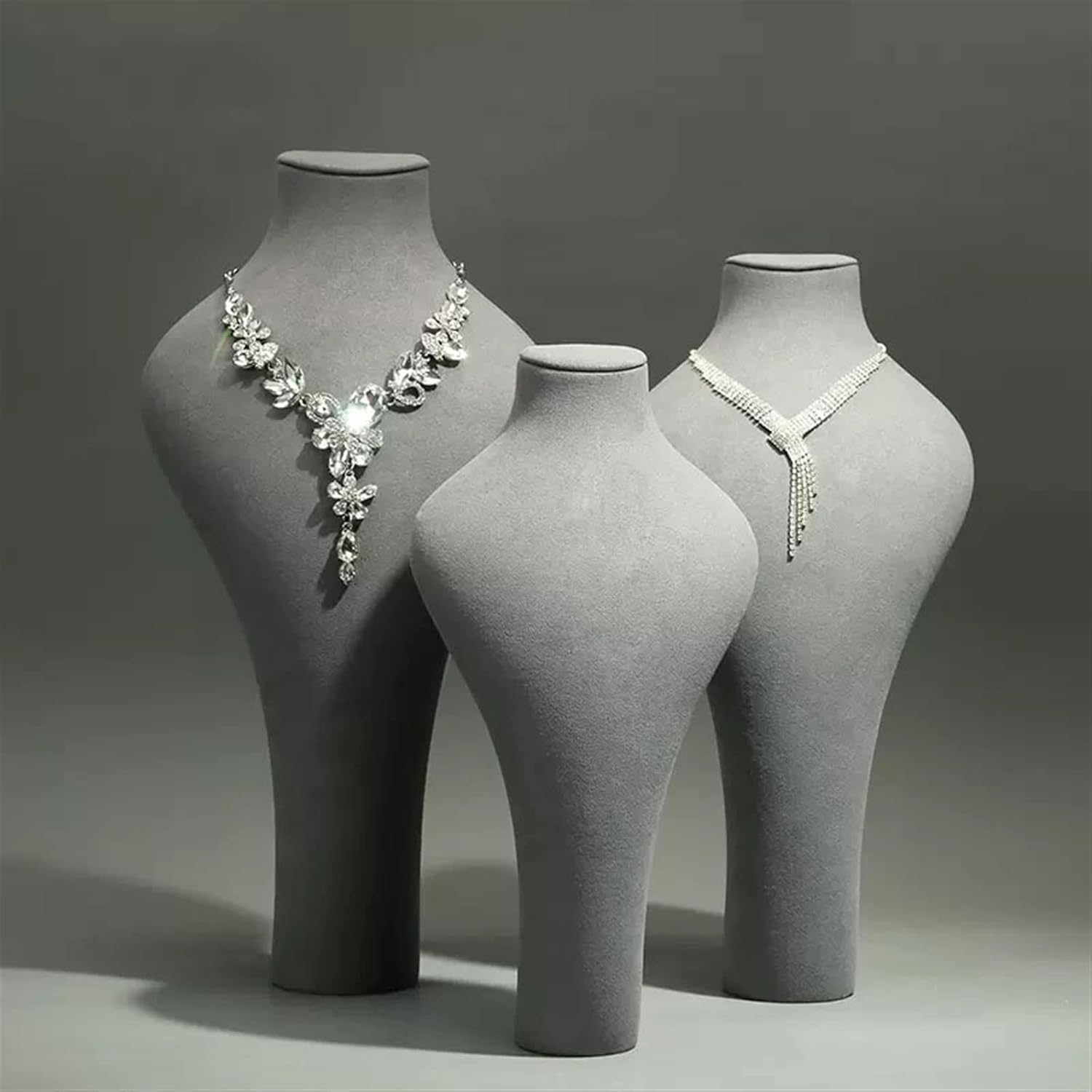 Jewelry Stand Jewelry Bust Necklace Stand Holder Chain Storage Display Mannequin Bust Home Organisation Jewelry Organizer Girls Women Jewelry Holder Jewelry Display (Size : Rotatable) image number 4