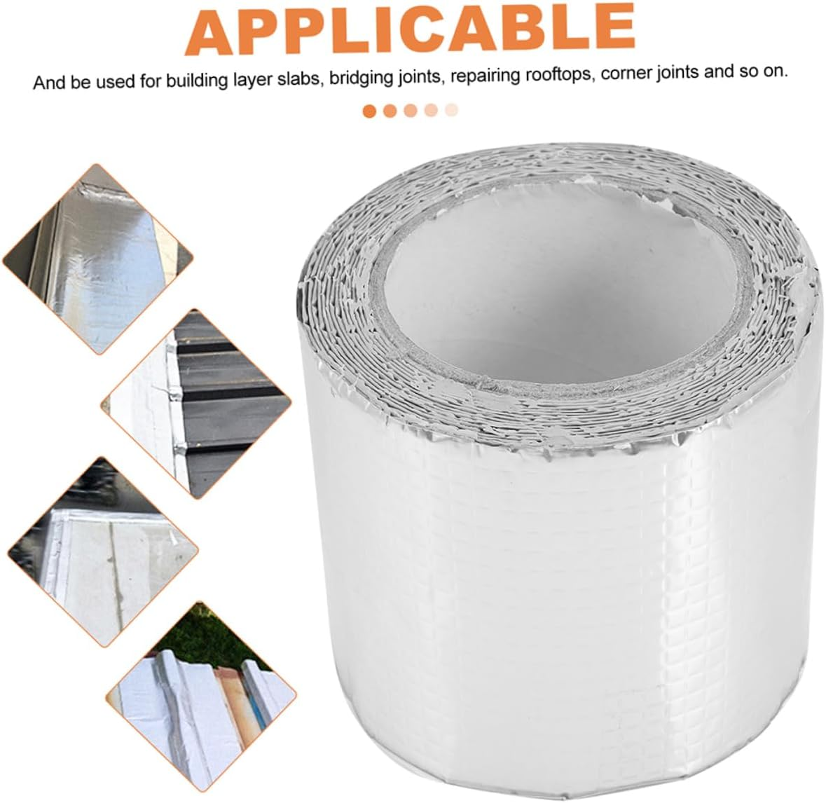 LIFKOME Roof Tape Self-Adhesive Sealant Tape Multi-Purpose for Rv Car Shower Walls image number 2