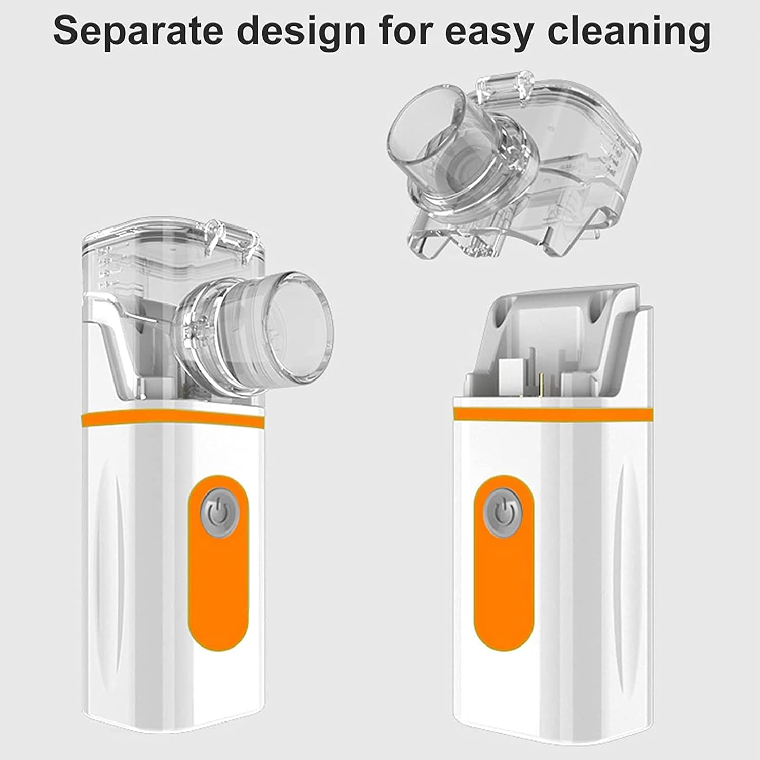 Nebulizer Handheld Atomizer Steam Inhaler Mesh Nebulizer Household Portable Atomizing Sprayer Electric USB Nebulizer Machine for Children and Adults,Green image number 6
