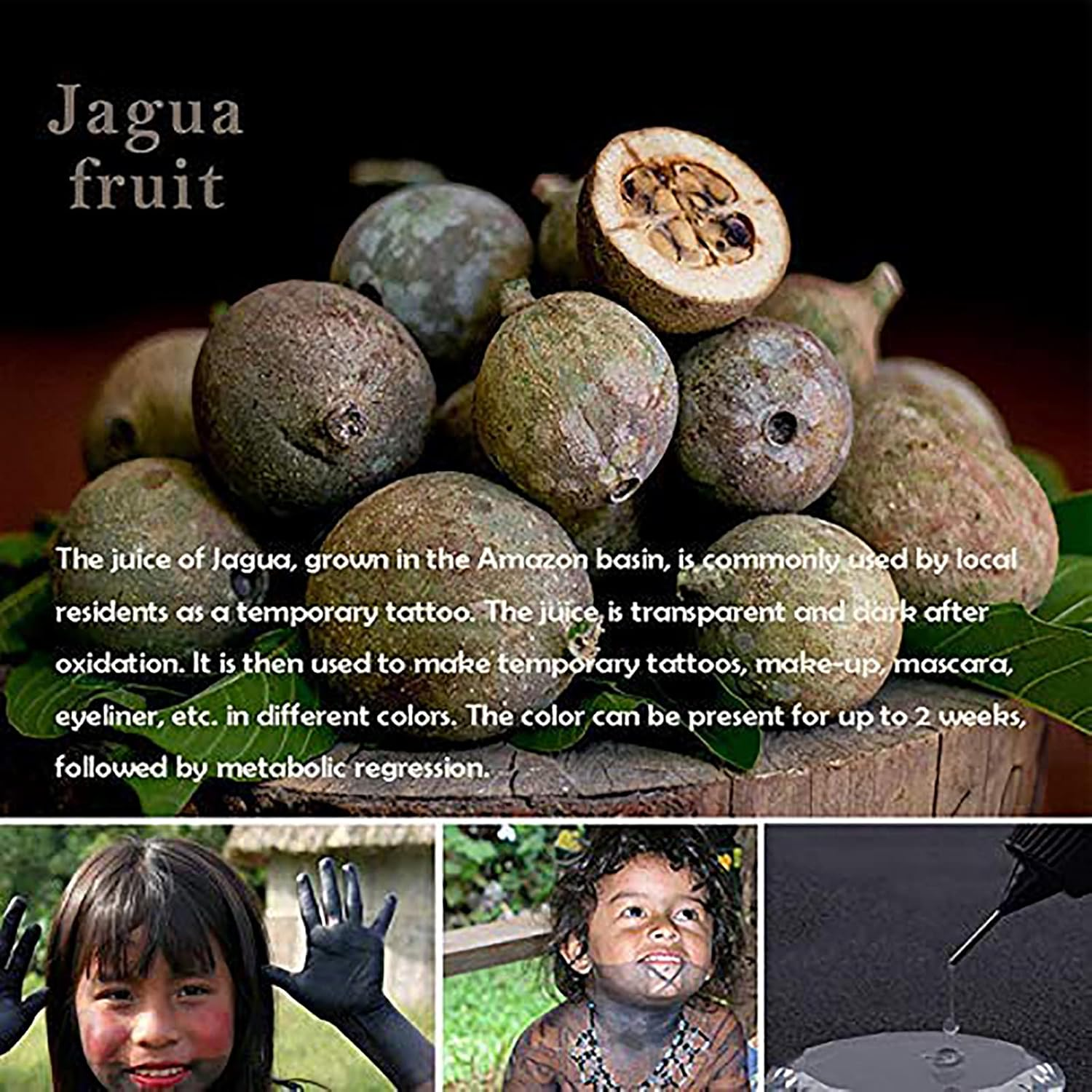 Temporary Tattoos Kit, Yomagine Semi Permanent Tattoo Ink, DIY Fake Freckles Temporary Tattoos for Women Men Kids, Summer Trend Freehand Ink with 78 Pcs Tattoo Stencils, Jagua Gel - Full Kit 5 Bottles image number 5