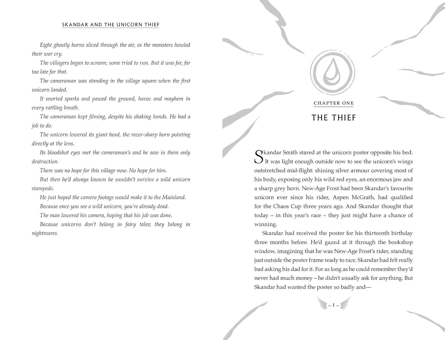 Skandar and the Unicorn Thief: the International, Award-Winning Hit, and the Biggest Fantasy Adventure Series since Harry Potter (Volume 1) image number 4