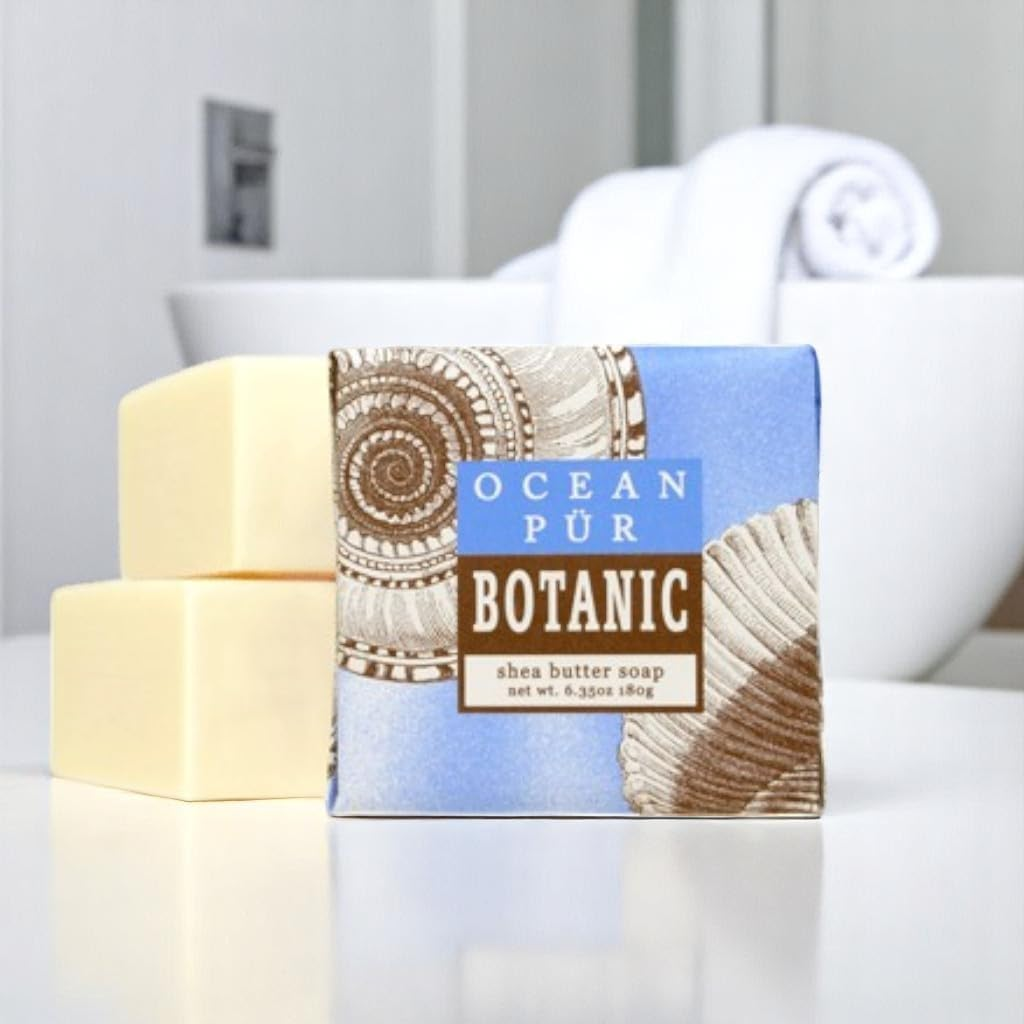 Greenwich Bay Mini Botanical Soap Bars 12 Pack &ndash; 1.9 Oz Each &ndash; Scented Guest Soaps for Airbnb, Spa, Hotel, Salon, or Bath &ndash; Individually Wrapped Elegant Travel Size Bars Ocean Pur image number 3