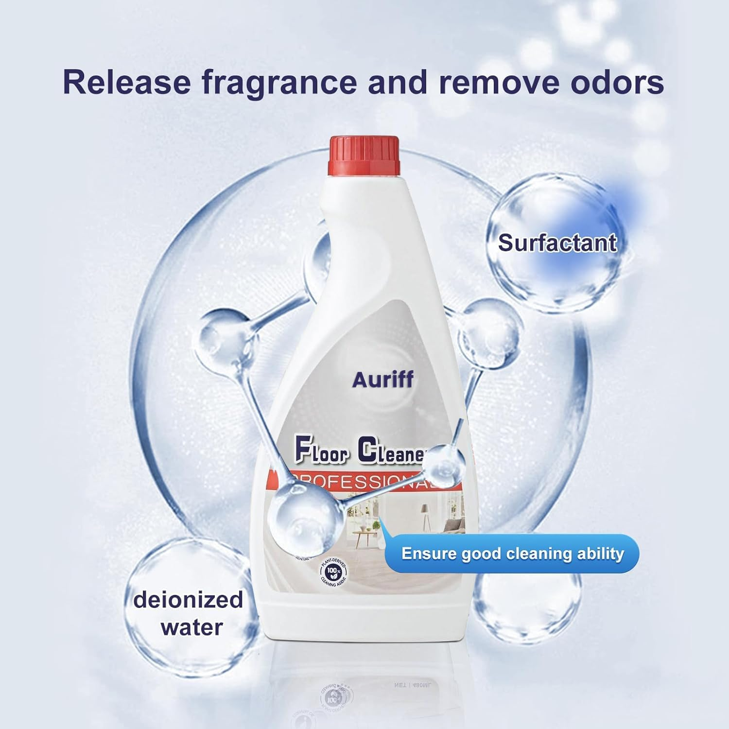 3 Pack Multi-Surface Floor Cleaning Solution Compatible with Roborock OMO Q5/Q7/Q8/S7/S8/Qrevo Series, All Robot Vacuums & Wet Dry Vacuum, Floor Cleaner for Mopping, Pet & Kid Friendly,Stain-Busting image number 4