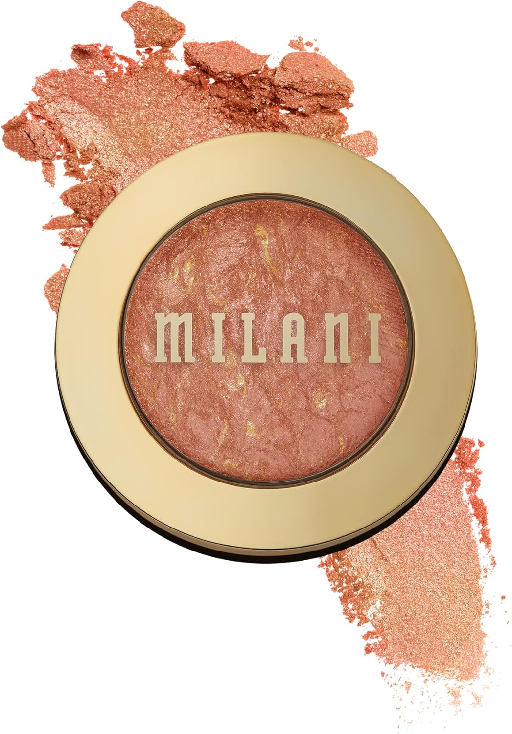 Milani Baked Blush - Sunset Passione (0.12 Ounce) Cruelty-Free Powder Blush - Shape, Contour & Highlight Face for a Shimmery or Matte Finish image number 4