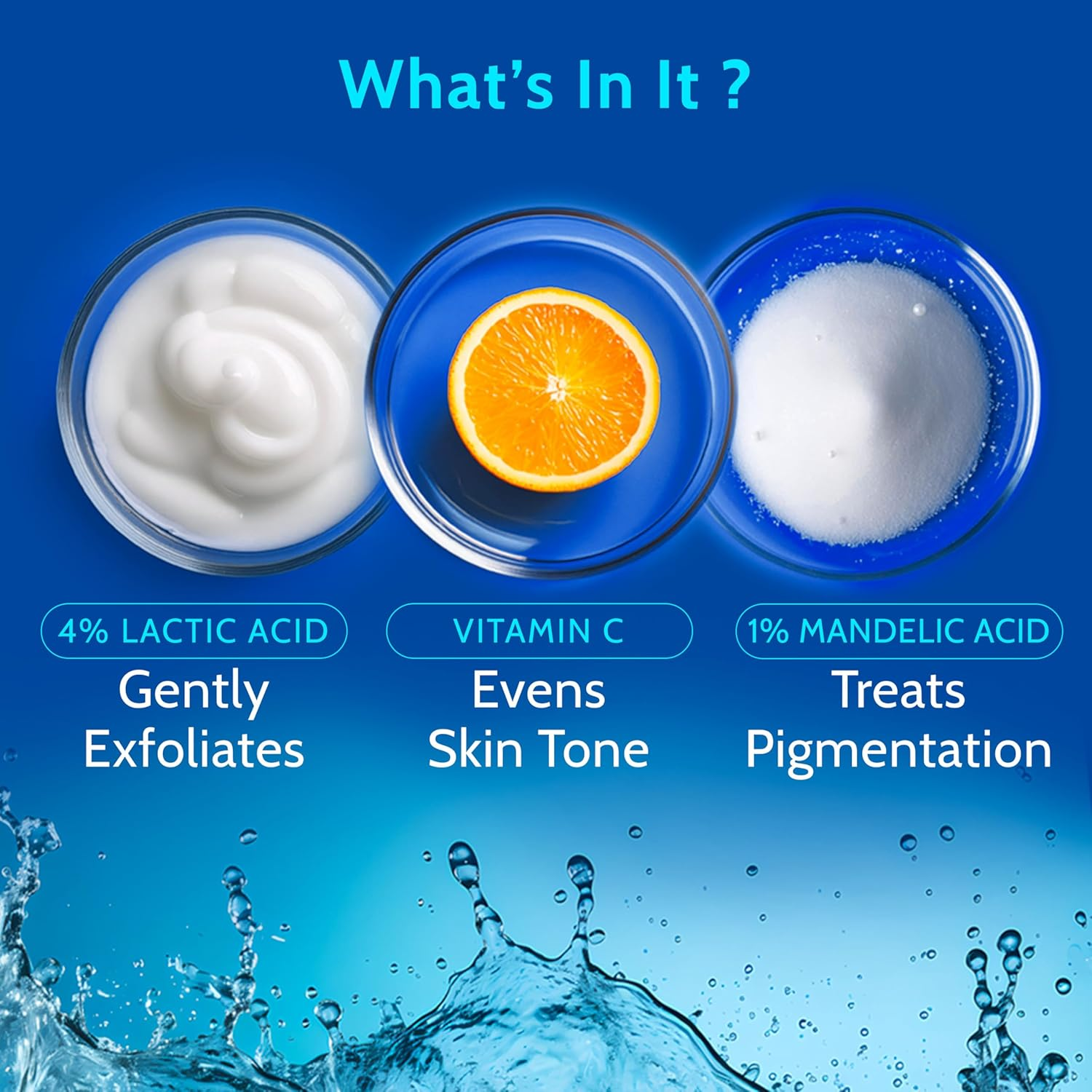 Chemist at Play Underarm Roll-On with 5% AHA, Lactic Acid & 1% Mandelic Acid | Prevents Body Odour, Brightens Skin & Exfoliates Underarm | for Sensitive Skin | Aqua Fragrance | Alcohol Free - 75Ml