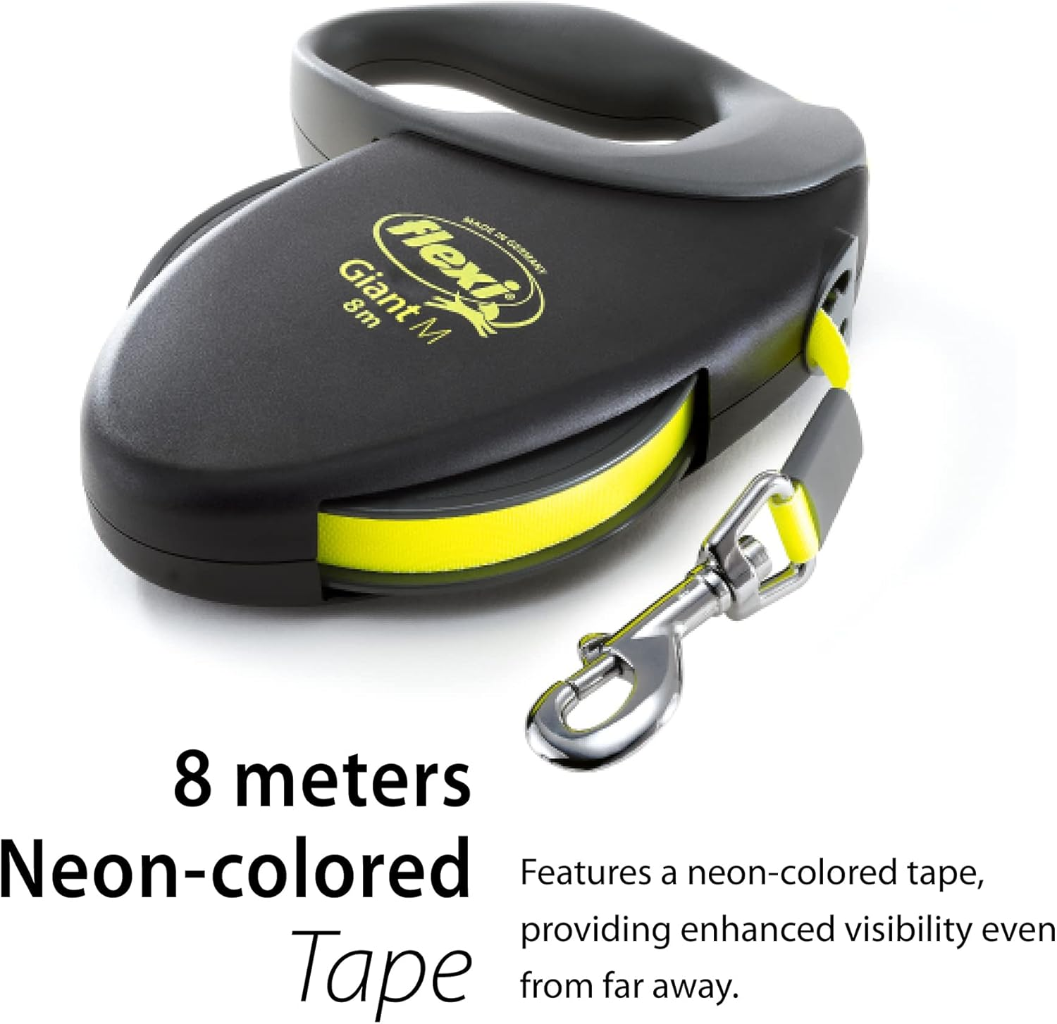 Flexi Giant Professional L Tape 10 M Black/ Neon Yellow image number 1