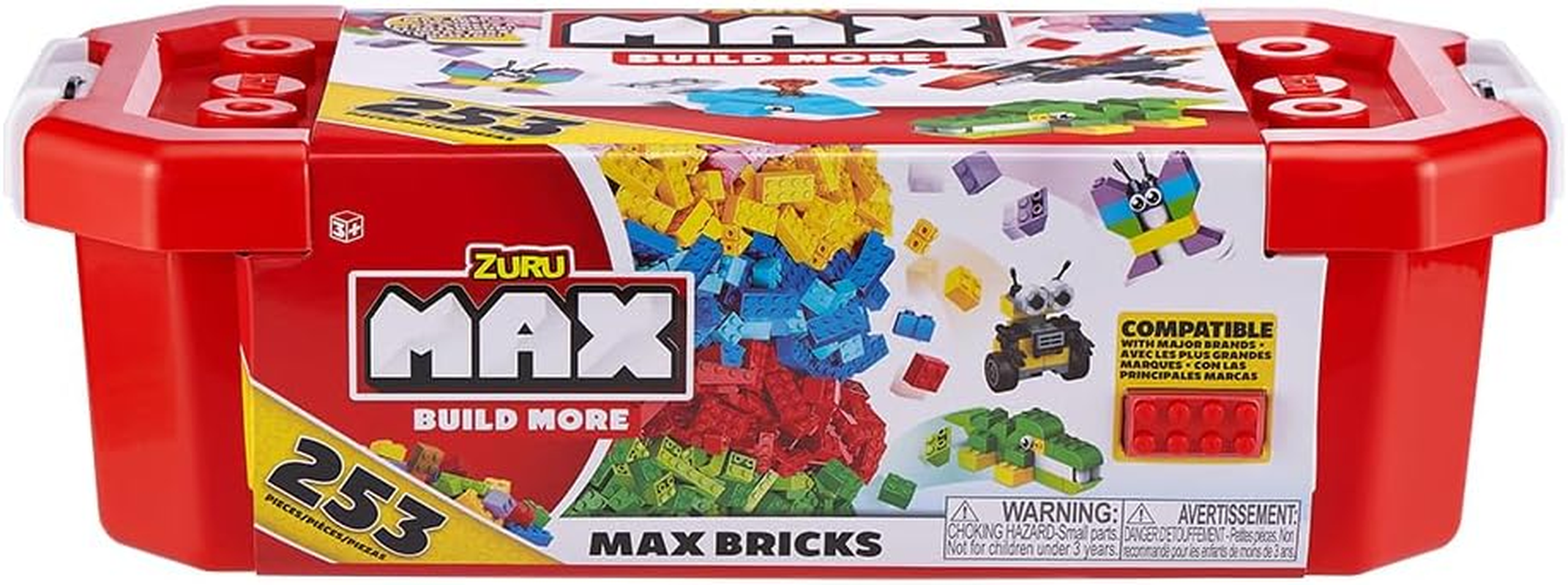 Zuru MAX Build Construction Value Tub 253 Bricks image number 4