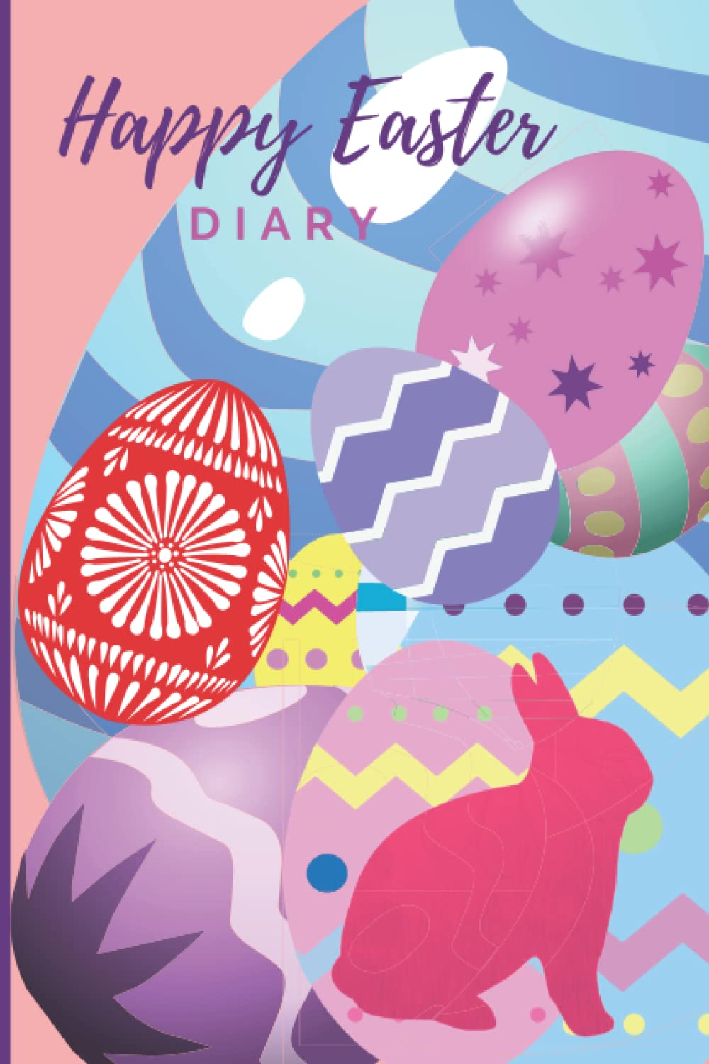 Kid'S Easter Diary: Easter-Themed Notebook/Journal/Diary/Sketchbook with Half-Lined Pages for Sketching and Writing. image number 1