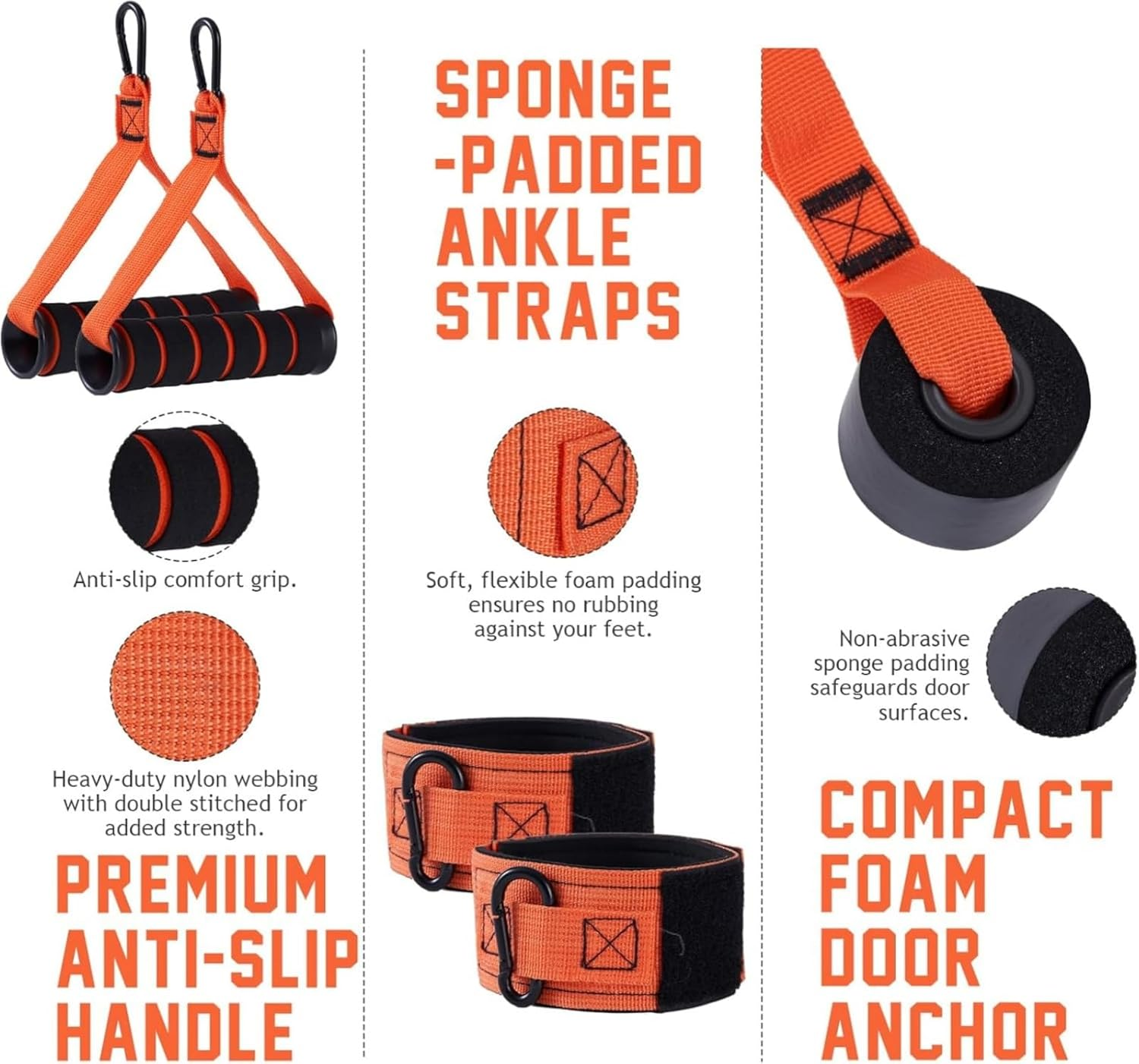 Zeyfon Resistance Bands, 300Lbs Heavy Exercise Bands with Handles, Workout Bands Set for Working Out Men, Fitness Weight Bands for Strength Training, Stretching, Slim, Physiotherapy image number 1