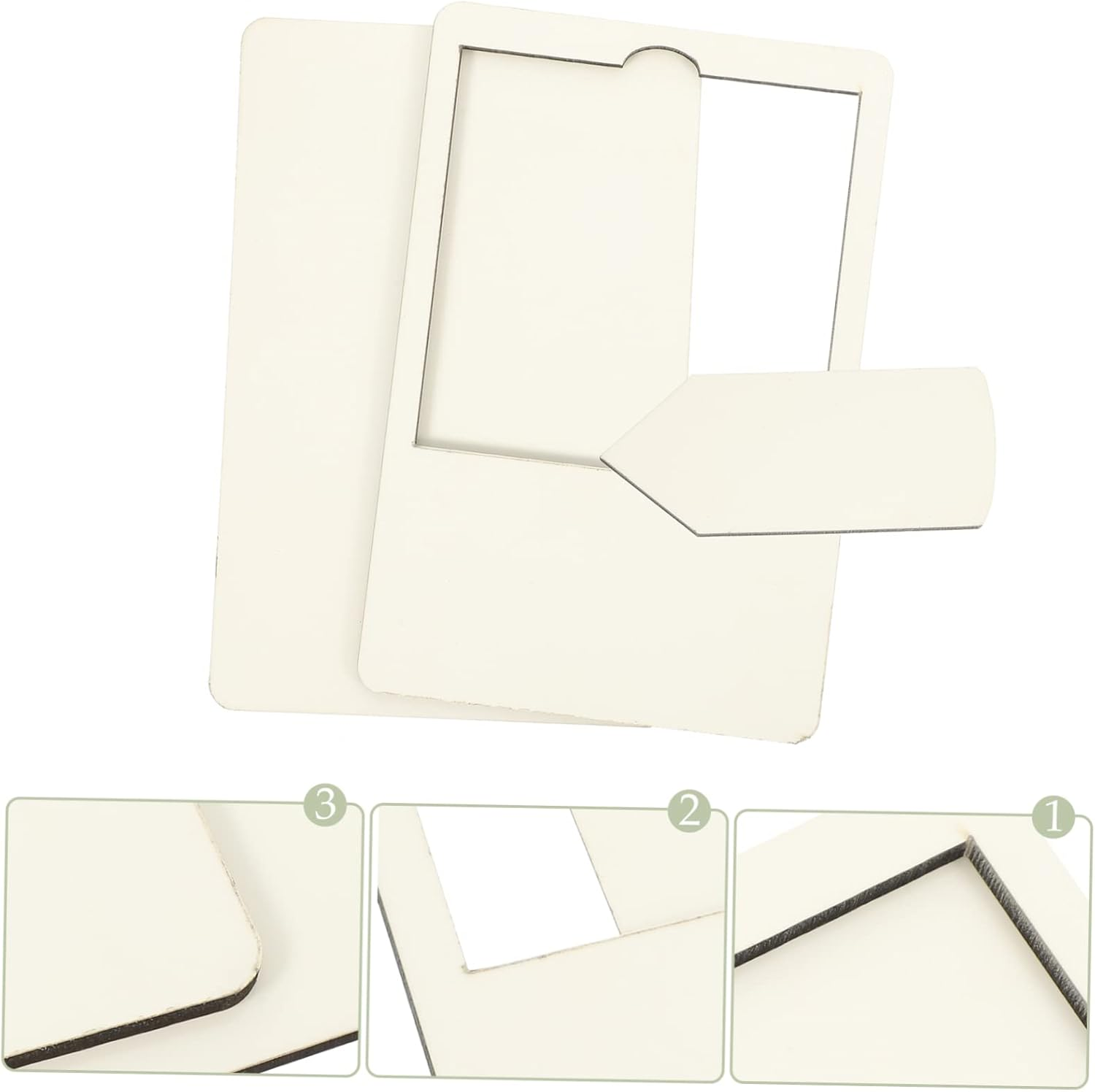 Holder Pencil Shape Memo Pad Tray Sublimation Blank Product Office Desk Accessory image number 3