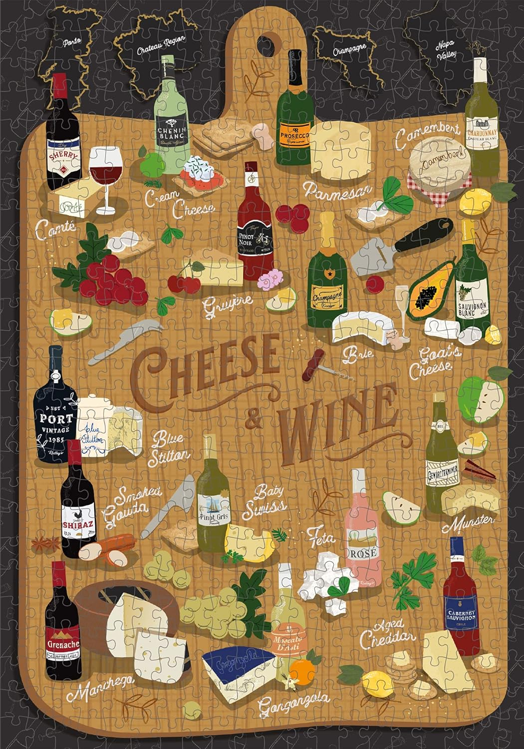 Ridley'S Cheese and Wine Jigsaw Puzzle (500 Pieces) image number 4