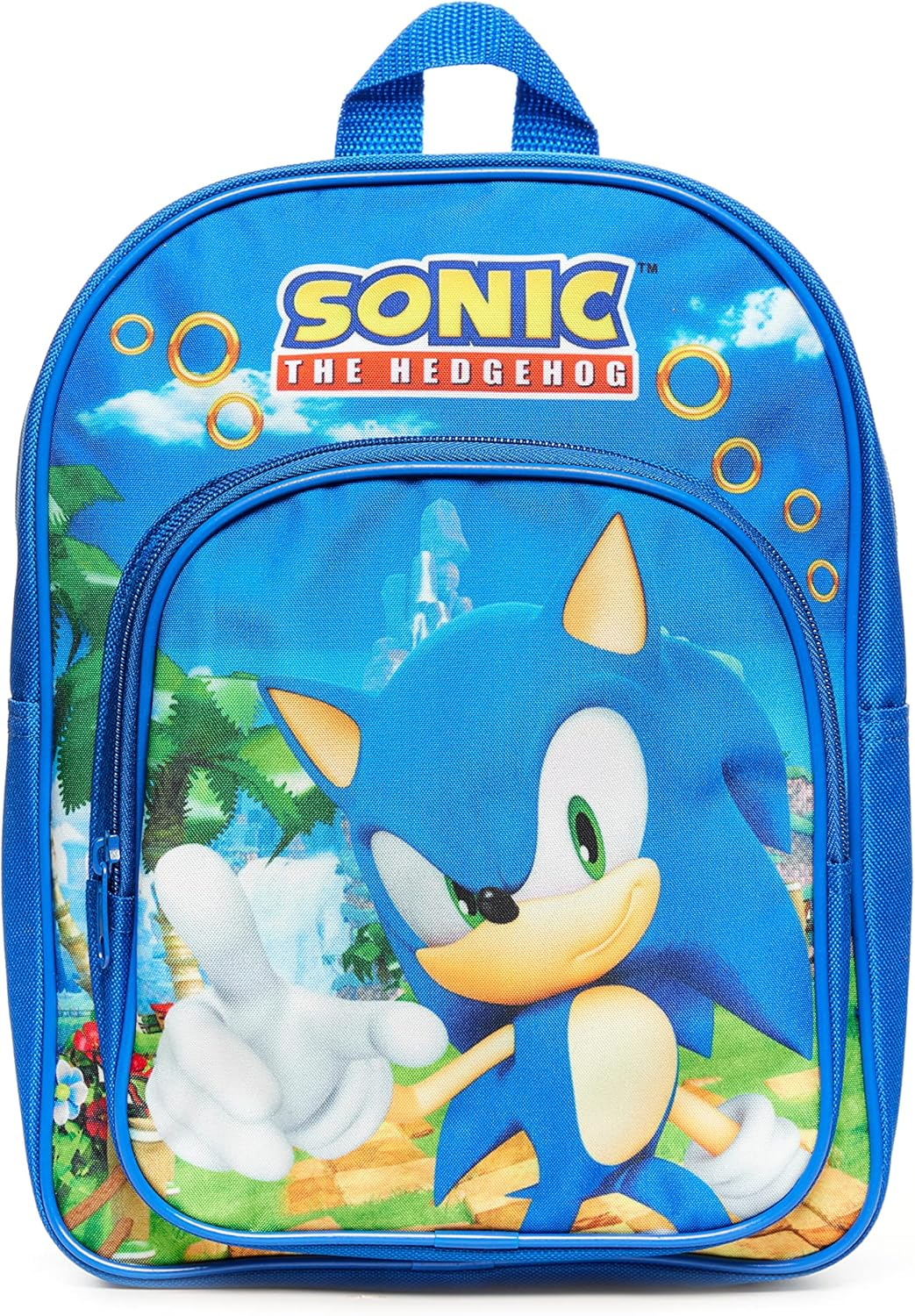 SONIC the HEDGEHOG Zoom Backpack, Blue, One Size image number 6