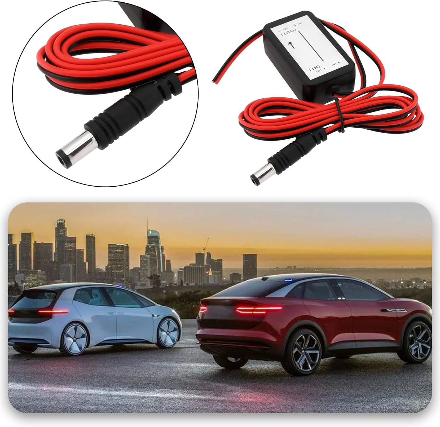 Be in Your Mind 2X 12V Car Reversing Camera Rectifier Compatible with VW Compatible with Mercedes-Benz Compatible with Ford image number 6