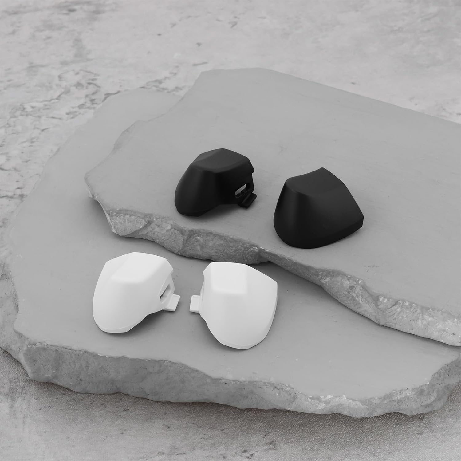 VGOL 4 Pairs LT RT Trigger Buttons Compatible with Xbox Series X | S Controllers (Black and White) image number 4