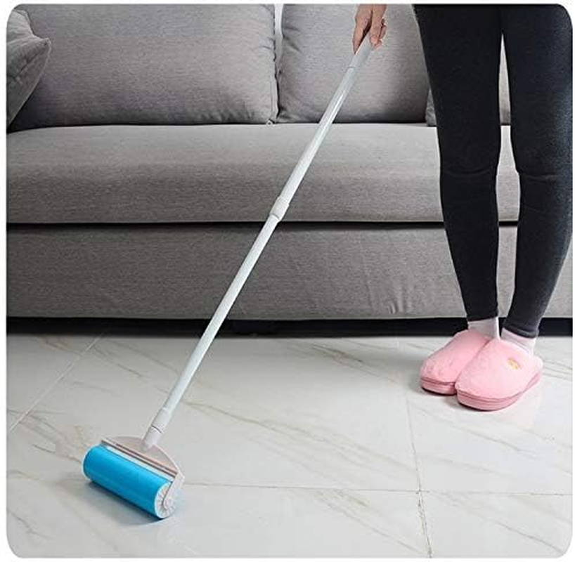 UKEENOR Sticky Resuable Tapeless Lint Roller Cat Dog Hair Remover with Long Handle Washable Tool Pet Shedding Brush Cleans Your Suit/Sofa 3 Diffrent Size One Set image number 5