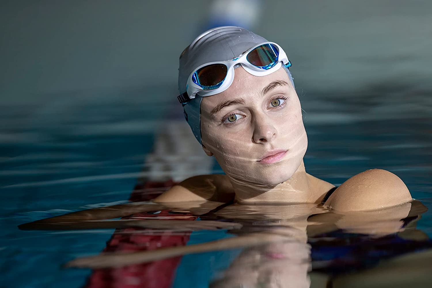 Arena Unisex Silicone Swim Cap for Adults, Training and Racing, 100% Silicone, Wrinkle-Free, Solids and Prints image number 5