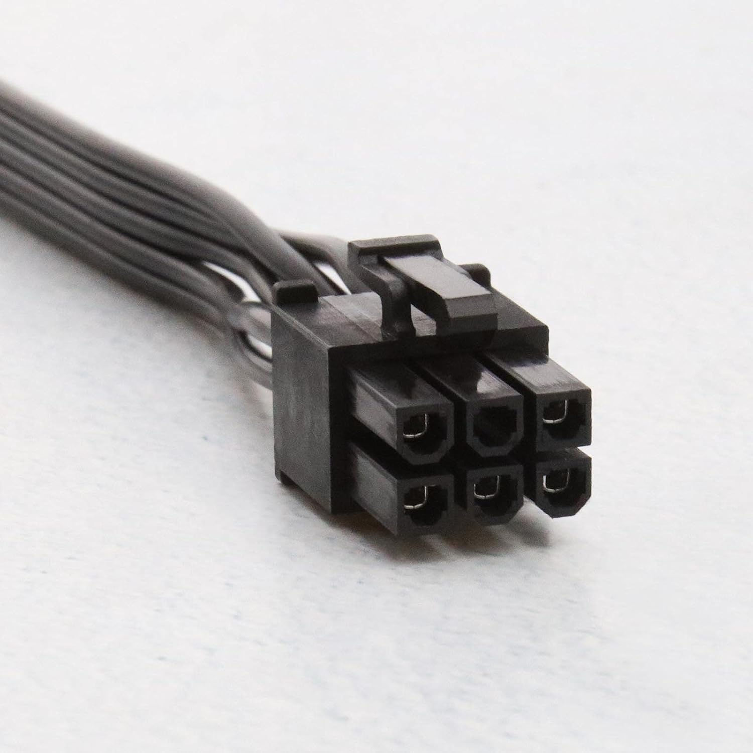 Emsea 6-Pin Male to 3X 15-Pin Female SATA Hard Drive Interface Adapter Power Supply Cable 1007 18AWG Compatible with Corsair Modular Psus image number 1