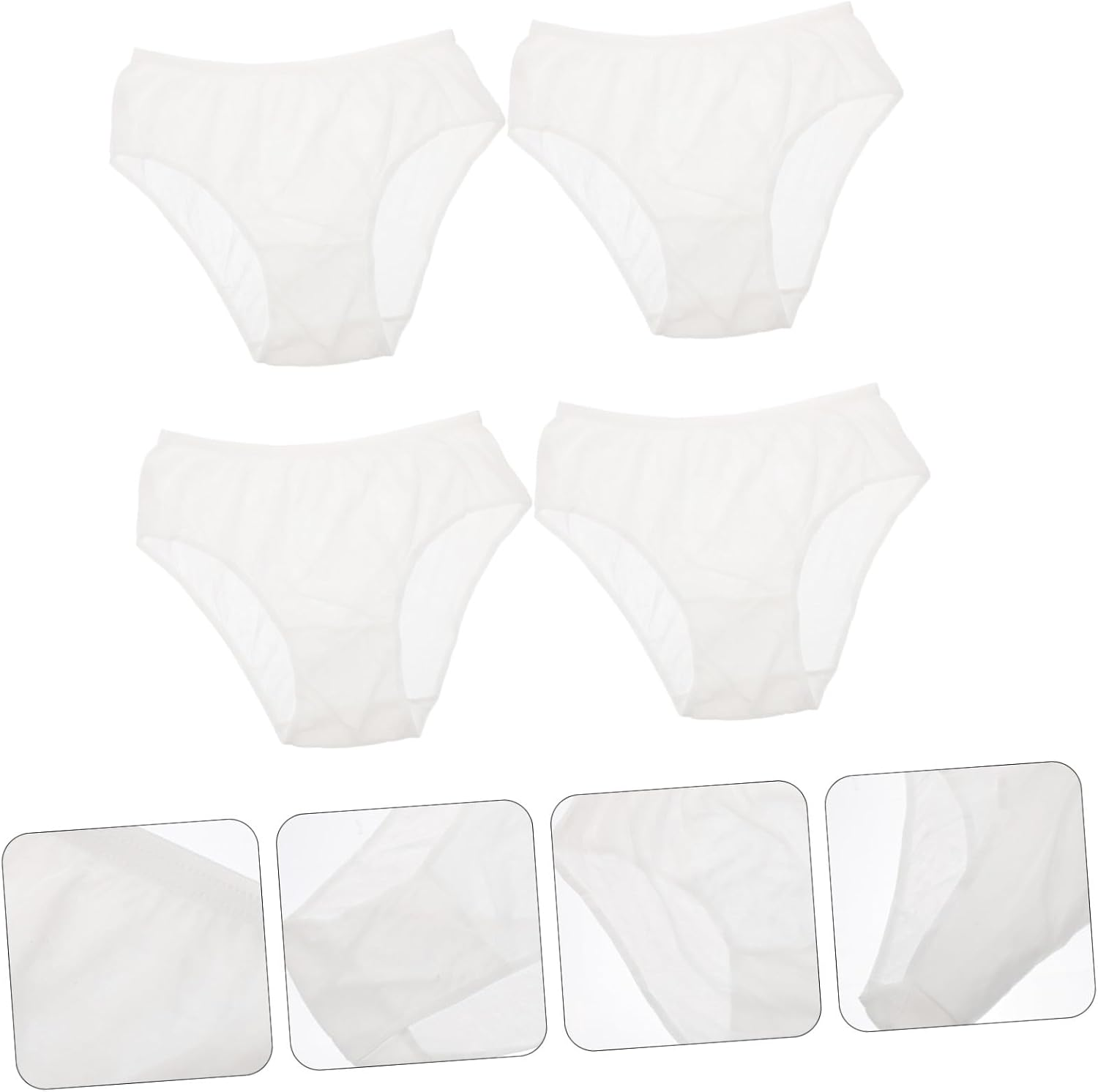 4Pcs Portable Disposable Maternity Panties XXL Breathable Postpartum Underwear for Women Moisture-Absorbing Lightweight Period Protection Confinement Supplies White image number 1