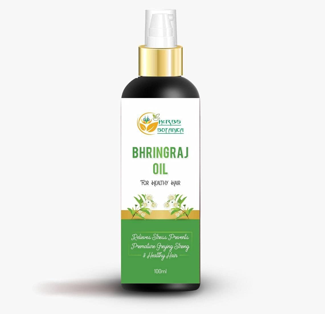 Herbs Botanica Bhringraj Hair Oil 200 Ml &ndash; Pure, Natural Herbal Oil for Nourishing, Conditioning & DIY Haircare image number 5