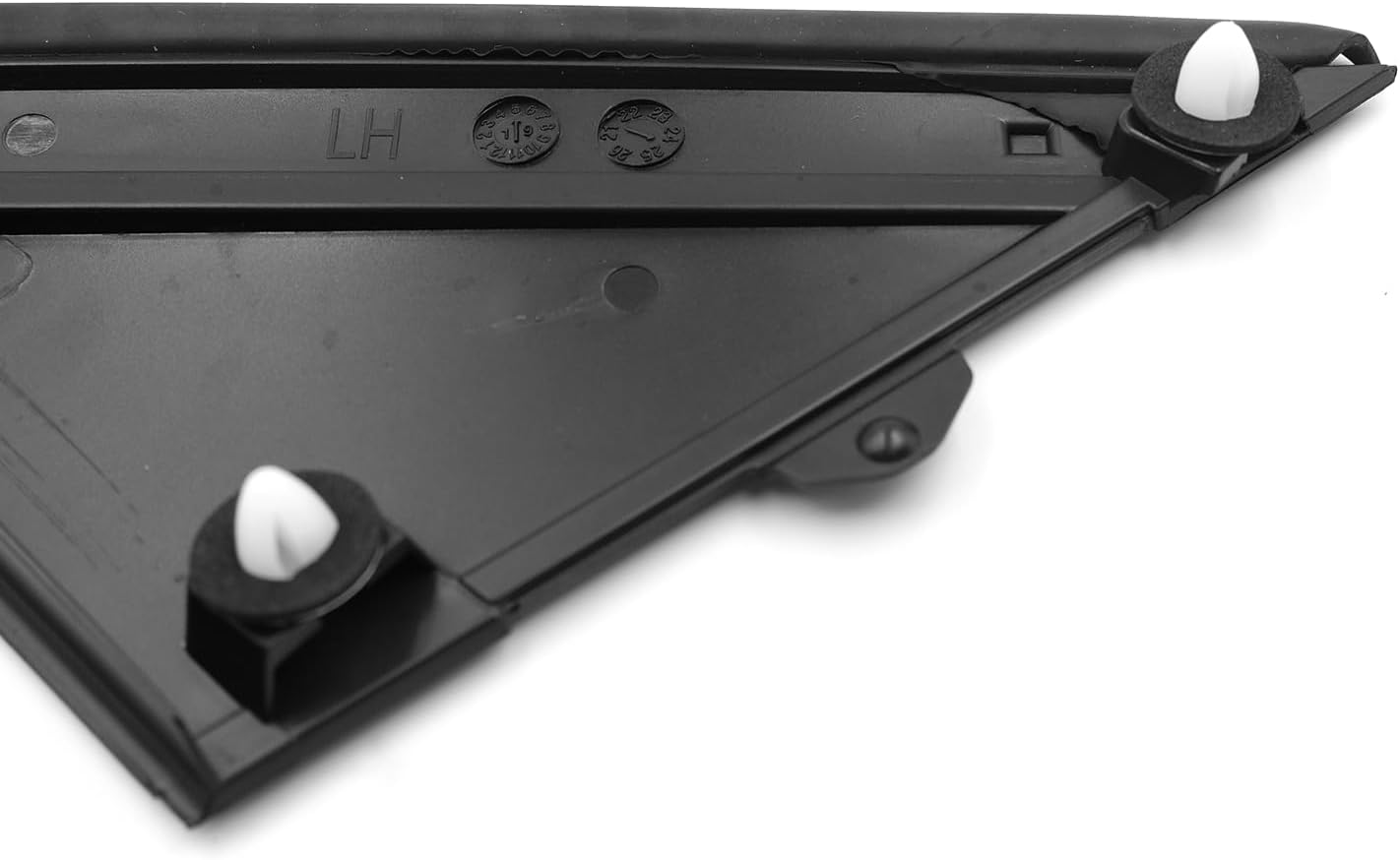 Compatible with 12-17 Fiat 500 MATT Black Left & Right Door Mirror Flag Cover MOLDINGS