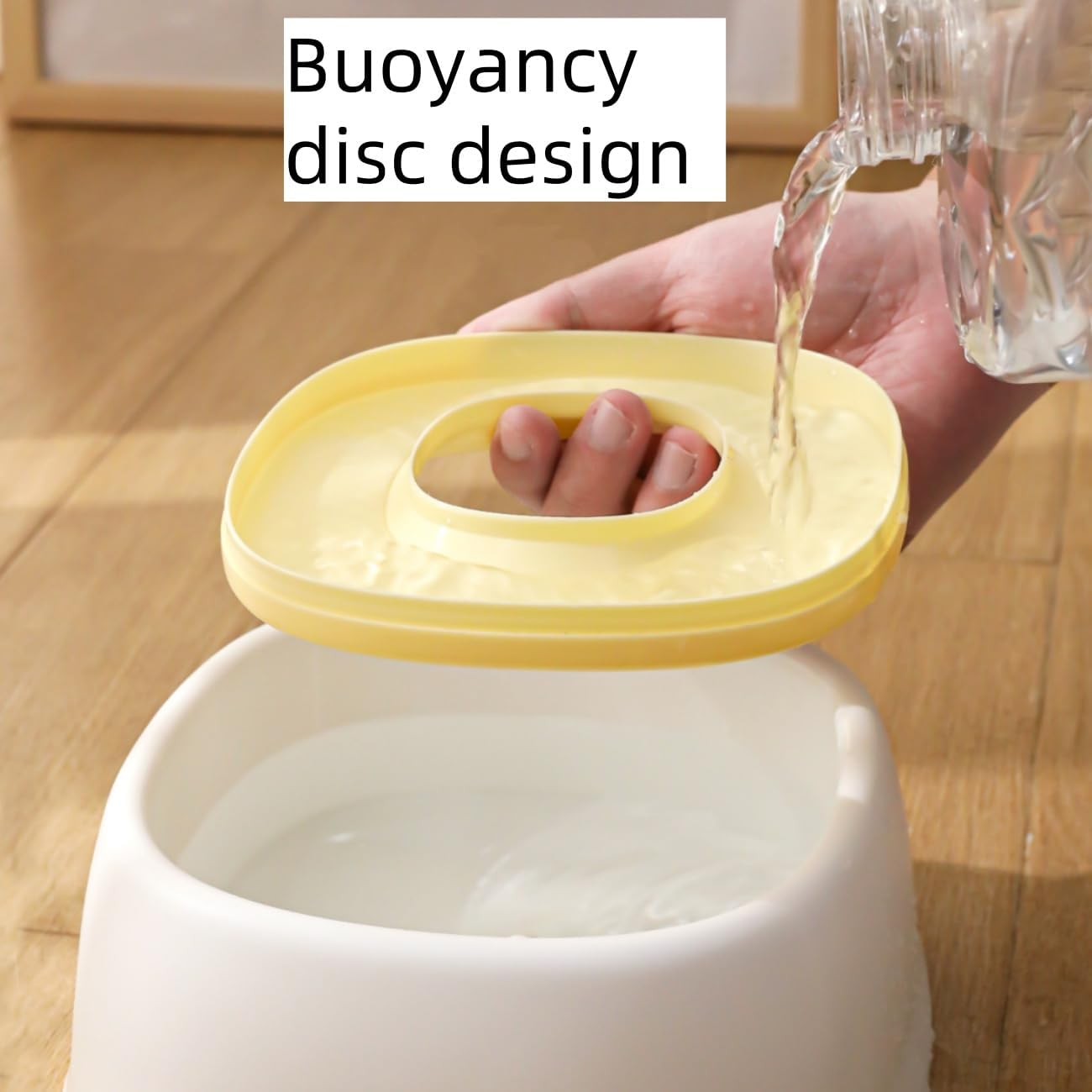 Wadt1500Ml No-Spill Dog Water Bowl, Anti-Slip Plastic Pet Dish for Dogs, Cats & Other Animals, Ideal Gift Choice (Pink) image number 2