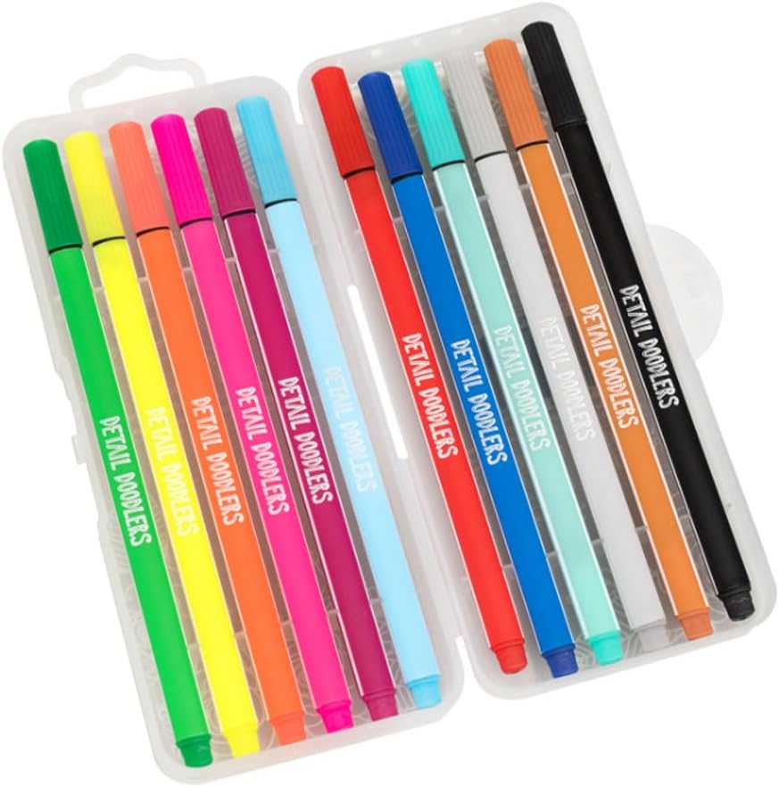 AMERICAN CRAFTS 357973 FINE Felt TIP MRKRS Brights image number 1